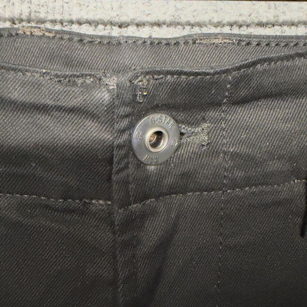 G-Star RAW Flight Cargo 3D Skinny Pants Mens 32x32(28) Black Stretch Street - Picture 10 of 16